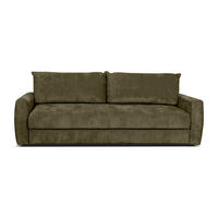 SCHLAFSOFA Gosa in Chenille Grün  - Grün, Design, Textil (238/90/116cm) - Livetastic