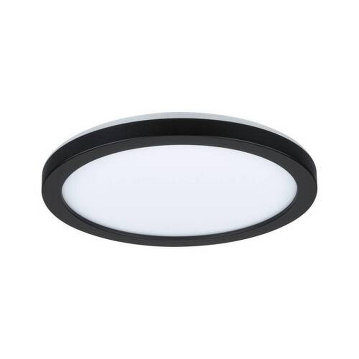 LED-PANEEL 19 cm  - Schwarz, Basics, Kunststoff (19cm) - Paulmann