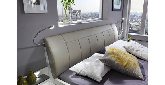 BETTANLAGE 180/200 cm in Braun, Lärchefarben - Lärchefarben/Braun, Design, Holzwerkstoff/Textil (180/200cm) - Dieter Knoll
