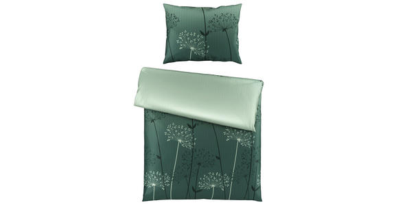 BETTWÄSCHE Mavie Satin 160/210 cm  - Grün, KONVENTIONELL, Textil (160/210cm) - Esposa