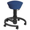 BÜROHOCKER   Blau, Schwarz  - Blau/Schwarz, Basics, Kunststoff/Textil (55/45,66/55cm) - Aeris