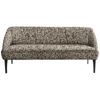 SITZBANK in Textil Braun, Grün, Multicolor  - Multicolor/Schwarz, KONVENTIONELL, Textil/Metall (177/85/72cm) - Moderano