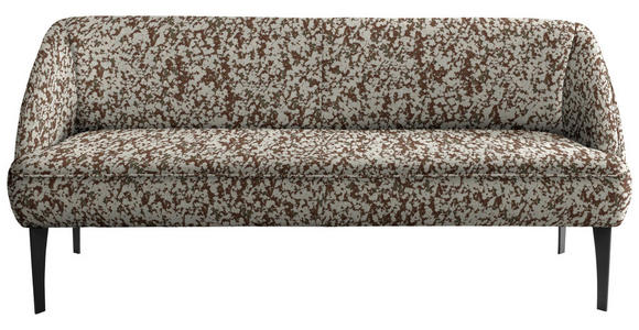 SITZBANK in Textil Braun, Grün, Multicolor  - Multicolor/Schwarz, KONVENTIONELL, Textil/Metall (177/85/72cm) - Moderano