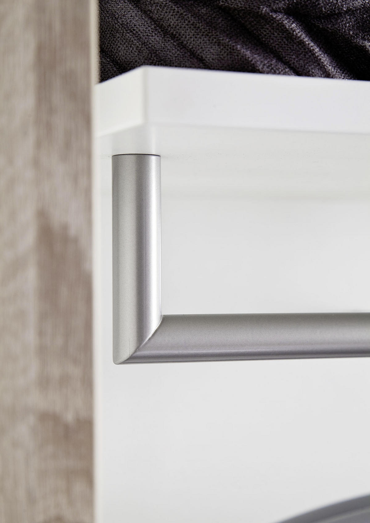 GARDEROBE 6-teilig  in 242/201/36 cm  - Weiss/Eichefarben, Design, Glas/Holzwerkstoff (242/201/36cm) - Moderano