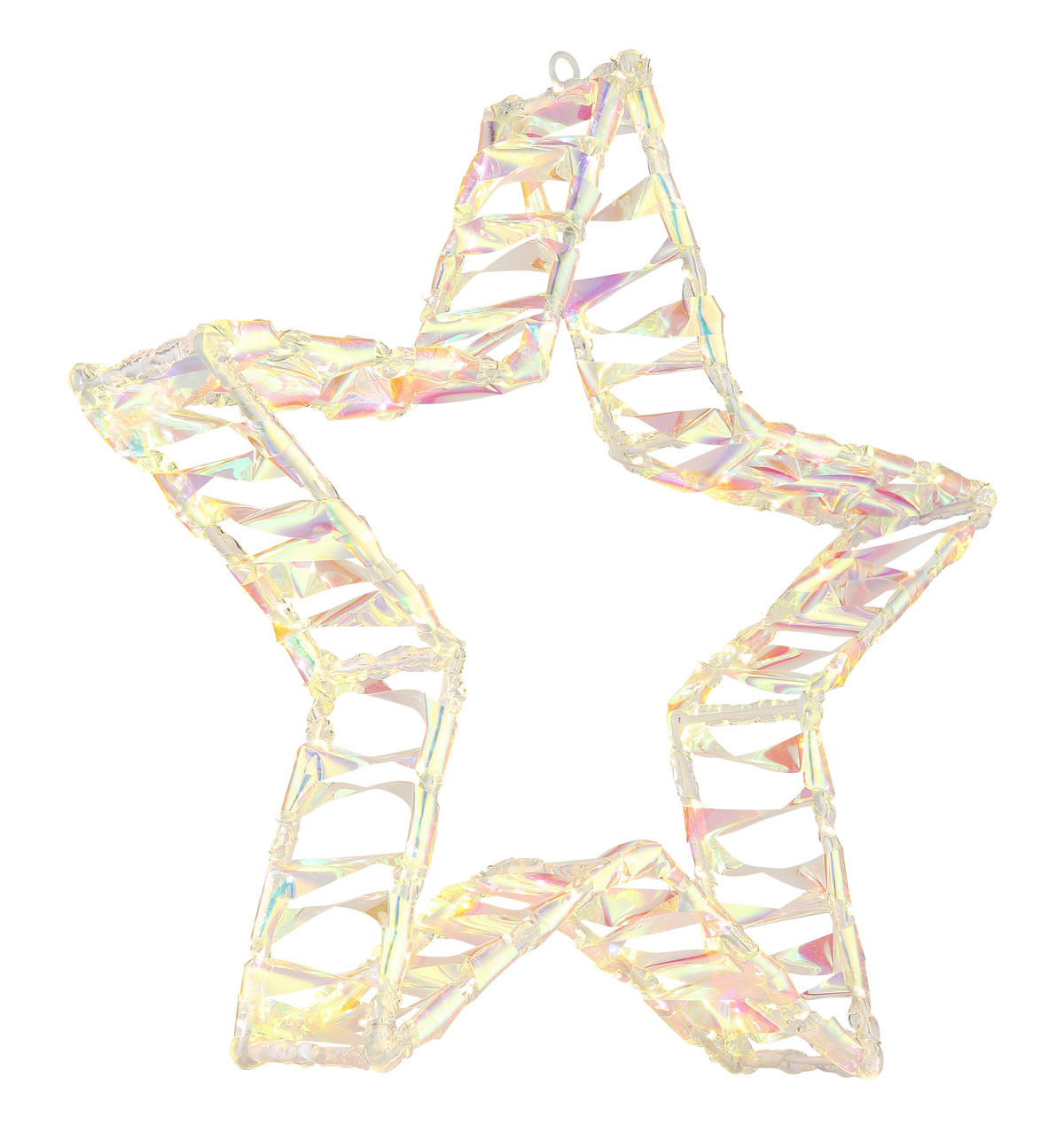 OKRASNA LED-SVETILKA  STARA /32 lm/3180 K// - bela/prozorno, Basics, kovina/umetna masa (37/7/39cm) - Globo