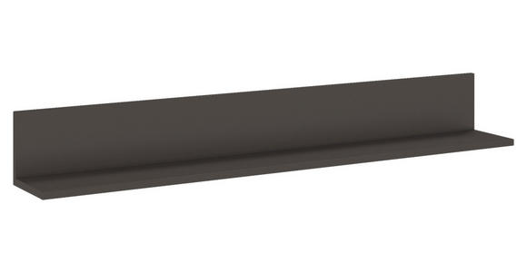 WANDBOARD Holzwerkstoff Graphitfarben  - Graphitfarben, KONVENTIONELL, Holzwerkstoff (120/16/17cm) - Xora