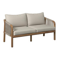 GARTENBANK 152/69/79,5 cm  in Akaziefarben, Beige  - Beige/Akaziefarben, Natur, Holz (152/69/79,5cm) - Ambia Garden