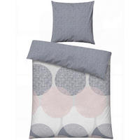 BETTWÄSCHE 135/200 cm  - Pink/Weiß, Basics, Textil (135/200cm)