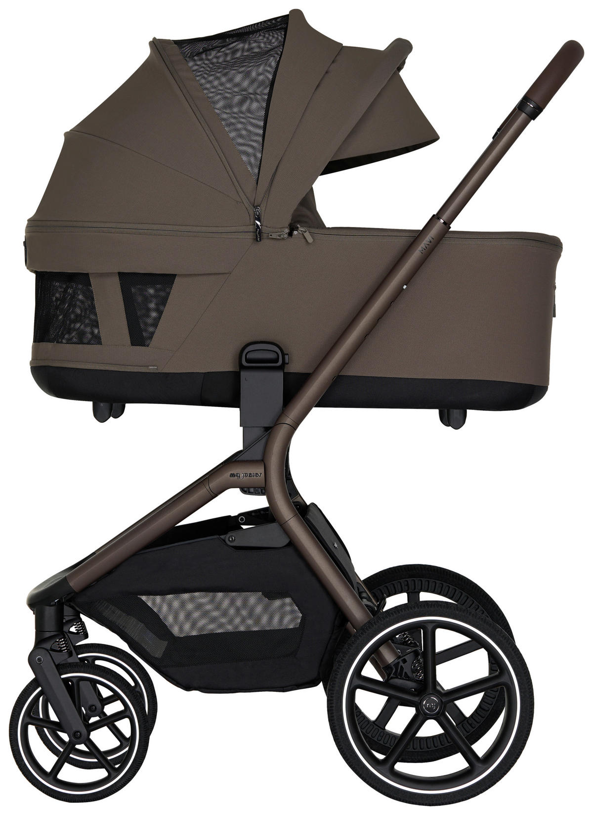 KOMBIKINDERWAGEN MAVI  - Mokka, Trend, Textil/Metall (92/55/110,5cm)