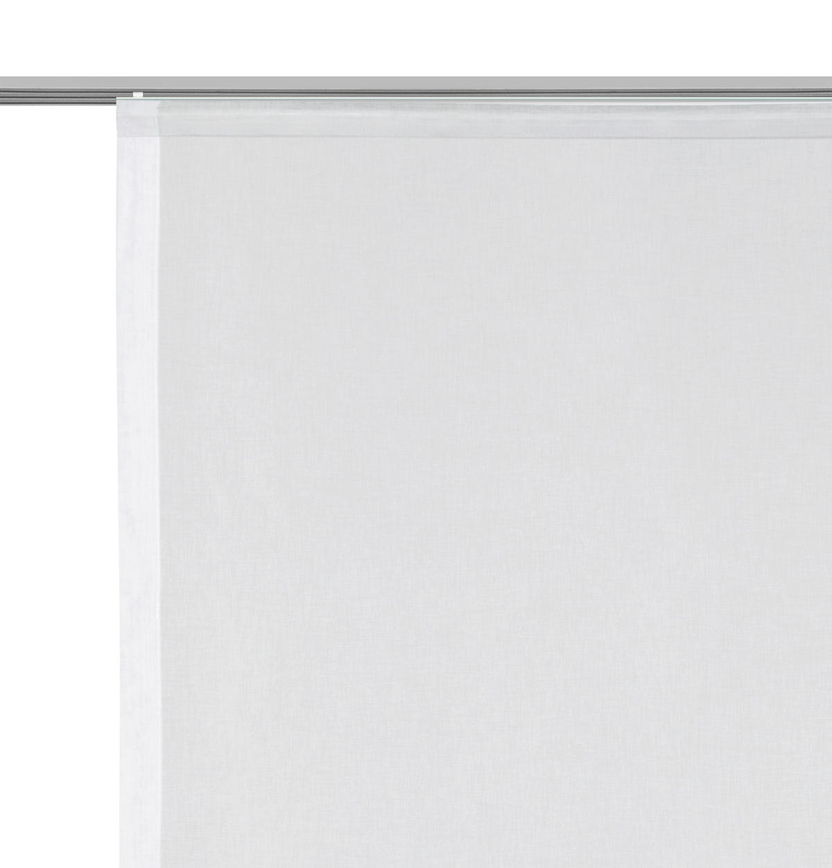 PANELNA ZAVESA    60/245 cm  - bela, Basics, umetna masa (60/245cm) - Novel