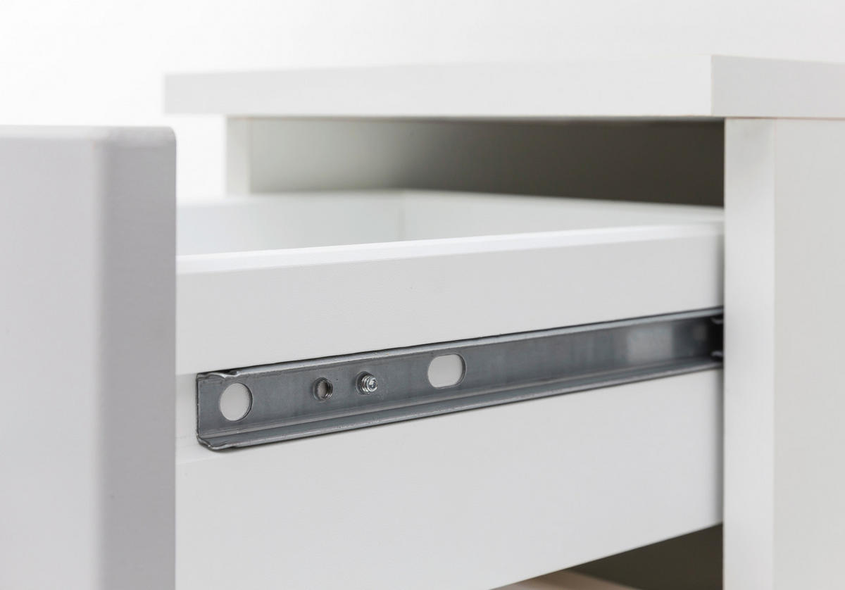 HOCHSCHRANK 30/180/35 cm  - Chromfarben/Weiss, Modern, Holzwerkstoff/Kunststoff (30/180/35cm) - Held