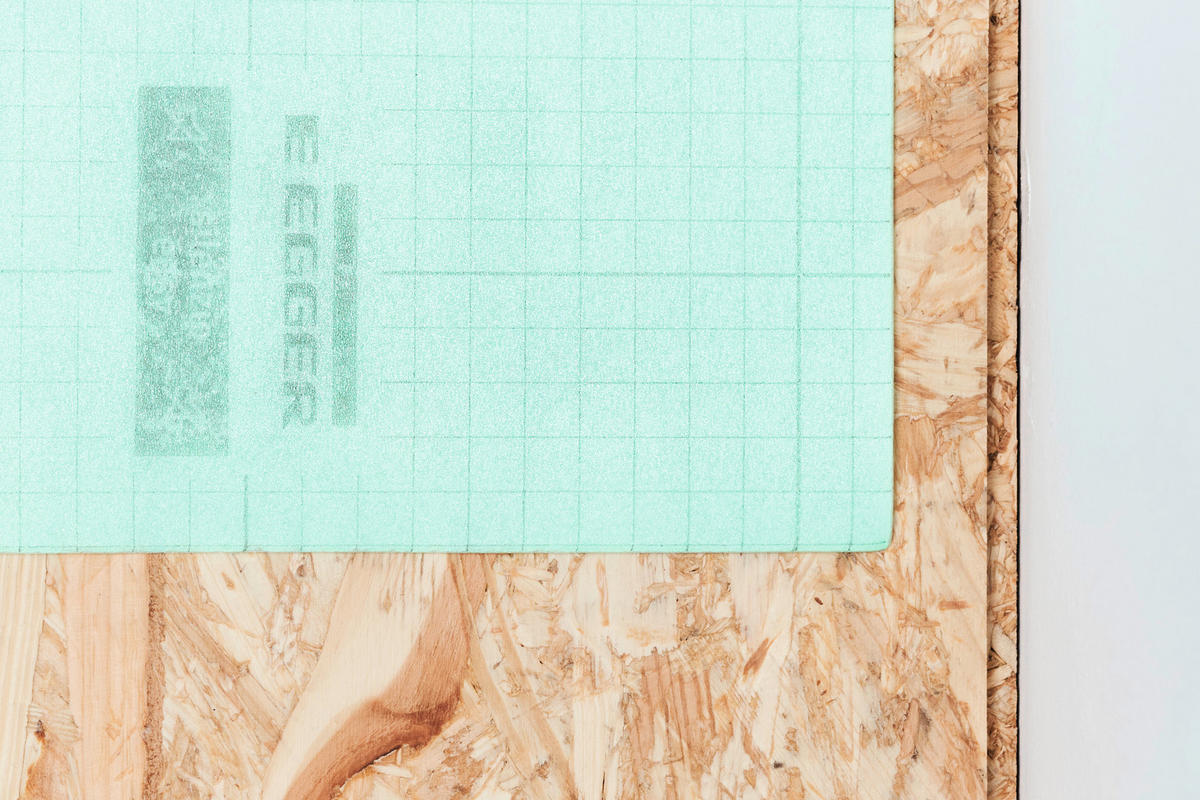 Unterlagsmatte silenzio EASY 125/25/9.5 cm  - Grün, KONVENTIONELL, Kunststoff (125/25/9.5cm) - Egger Holzwerkstoffe