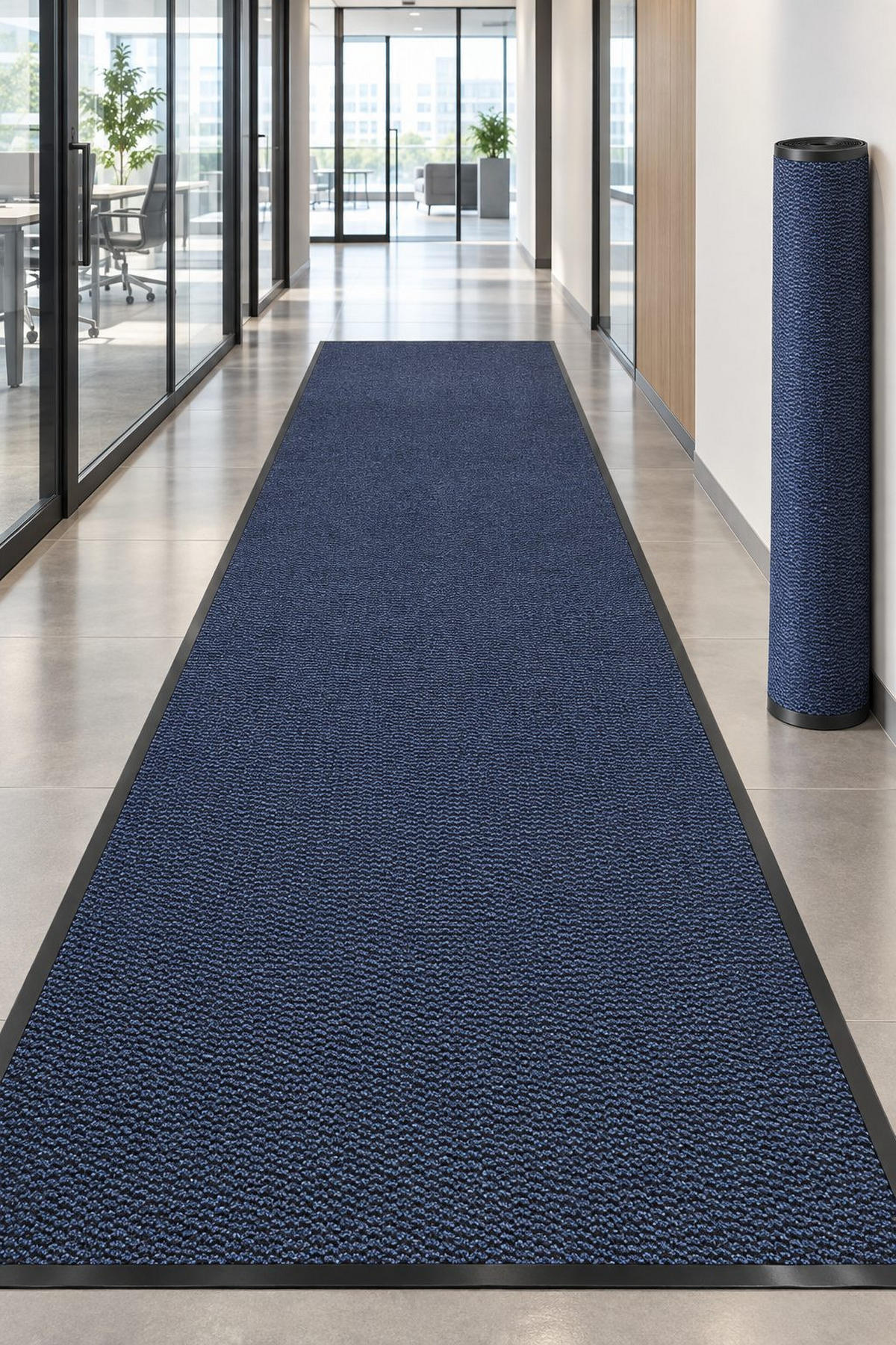 LÄUFER 120 cm Leyla  - Blau, KONVENTIONELL, Kunststoff/Textil (120cm) - Esposa