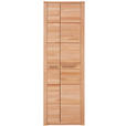 GARDEROBENSCHRANK 65/201/40 cm  - Edelstahlfarben/Buchefarben, Natur, Holz/Holzwerkstoff (65/201/40cm) - Linea Natura