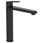 WASCHTISCHARMATUR 4,8/28,2/24,7 cm  - Schwarz, Basics, Metall (4,8/28,2/24,7cm) - Xora