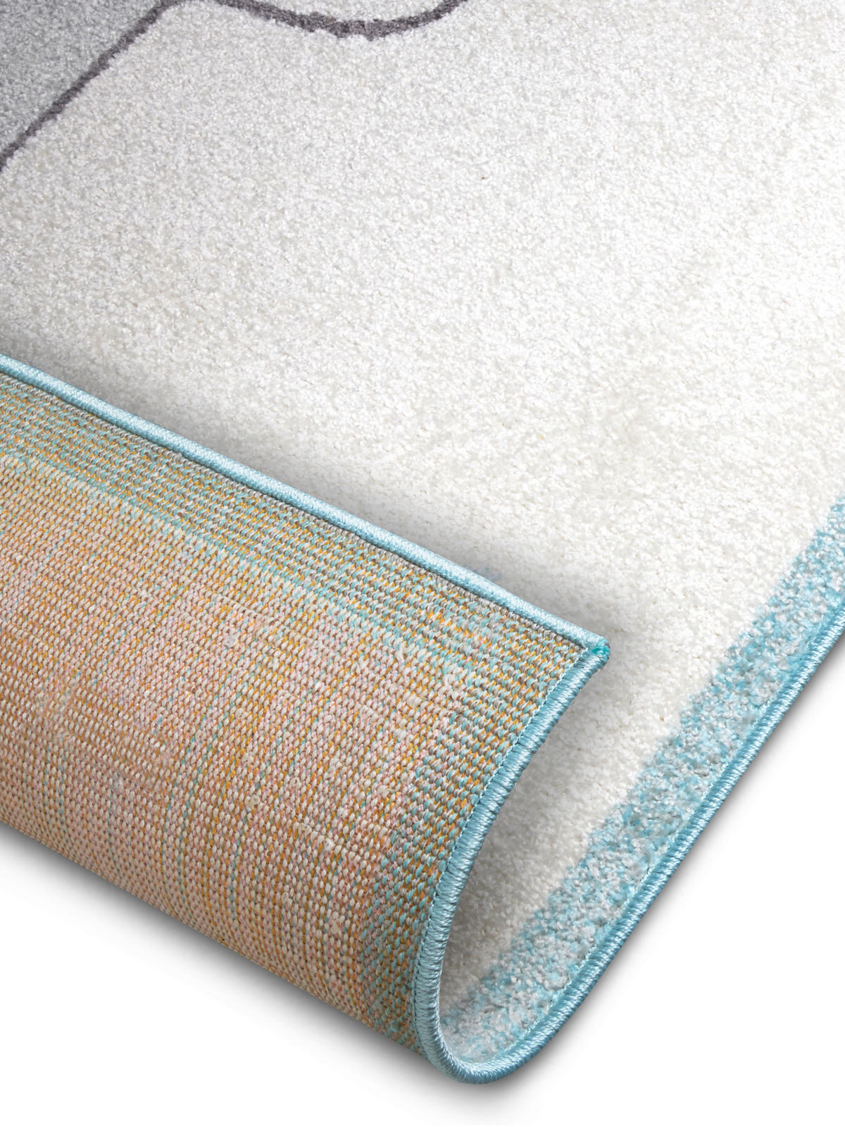 SPIELTEPPICH 120/170 cm Adventures  - Pastellblau/Creme, Trend, Kunststoff/Textil (120/170cm) - Ben'n'jen