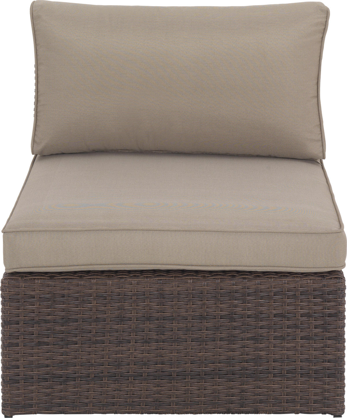LOUNGEMITTELTEIL  - Beige/Braun, ROMANTIK / LANDHAUS, Kunststoff/Textil (72/65/84cm) - Ambia Garden