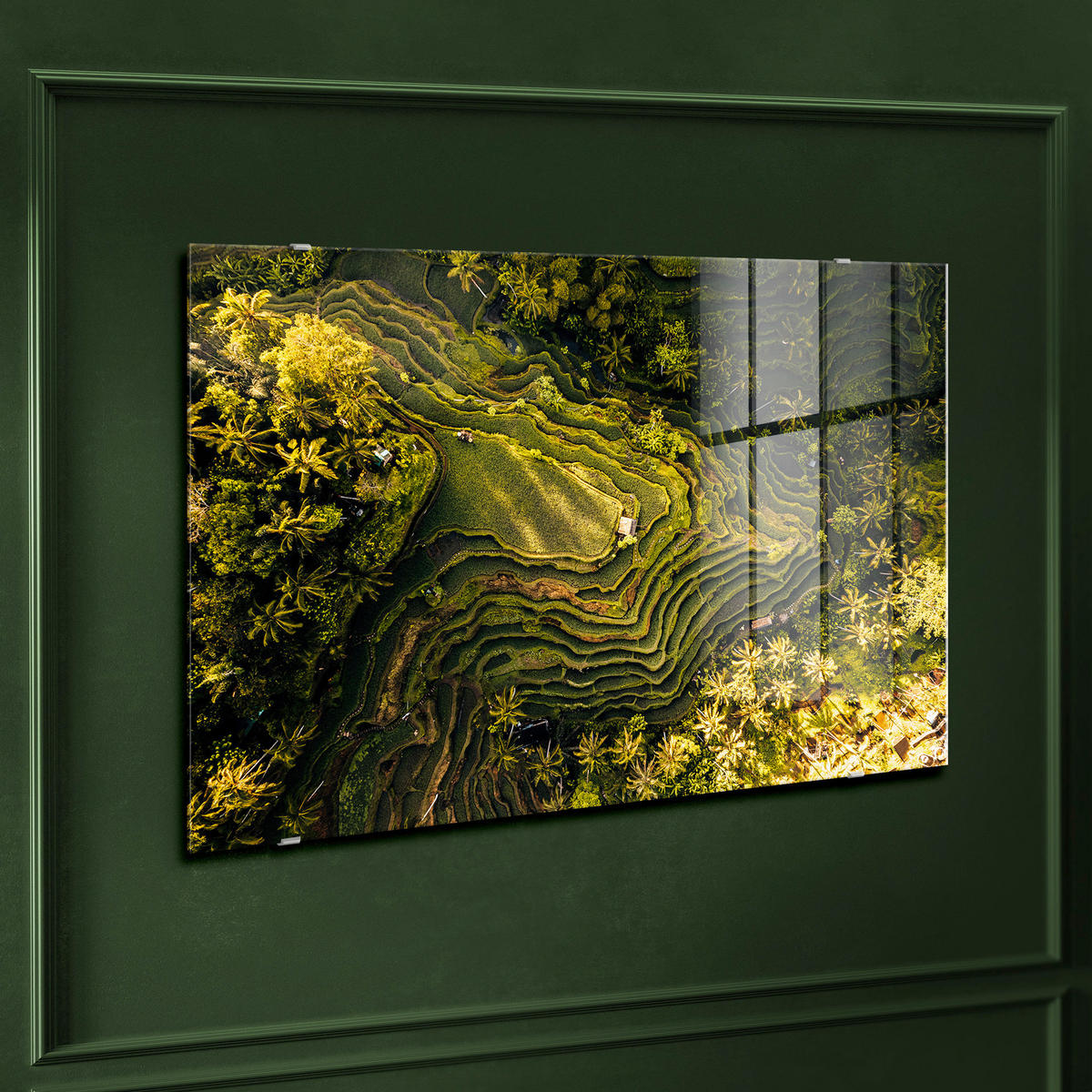 GLASBILD 120/80 cm  - Multicolor, Basics, Glas/Papier (120/80cm)