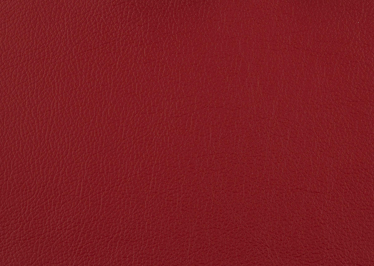 ECKSOFA in Echtleder Rot  - Rot/Schwarz, Design, Leder/Metall (340/272cm) - W.Schillig