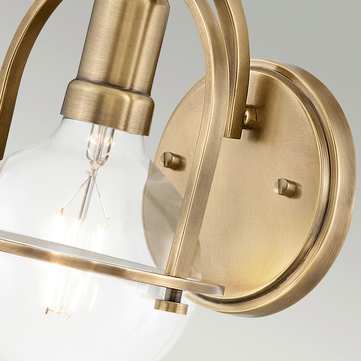 WANDLEUCHTE - Messingfarben, Konventionell, Metall (23,3/15,8/18,9cm) - Elstead Lighting