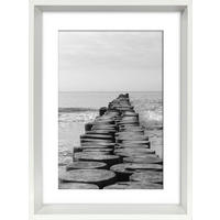 BILDERRAHMEN 14,3/19,4 cm  - Weiß, Basics, Glas/Holzwerkstoff (14,3/19,4cm)