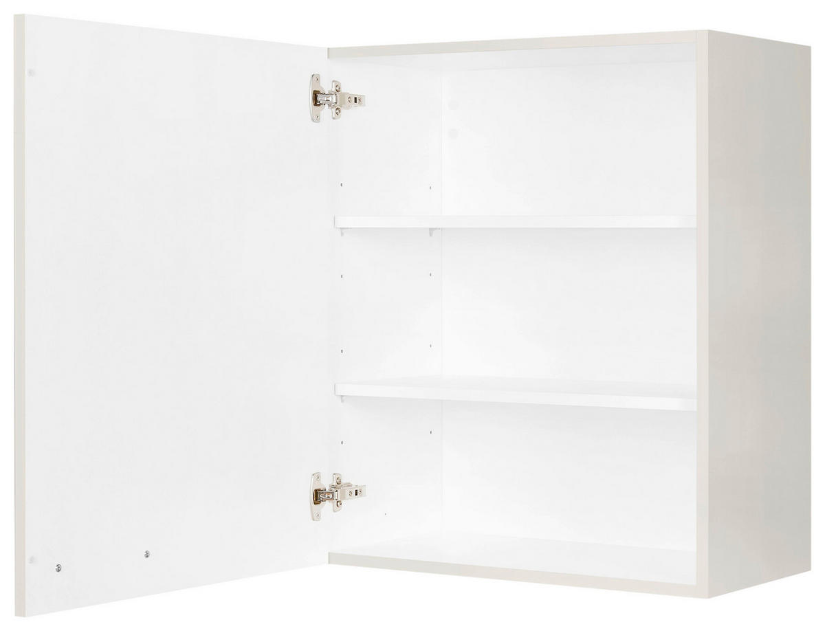 KÜCHENOBERSCHRANK 60/72/35 cm  in Hellgrau  - Edelstahlfarben/Hellgrau, MODERN, Holzwerkstoff (60/72/35cm) - Nobilia