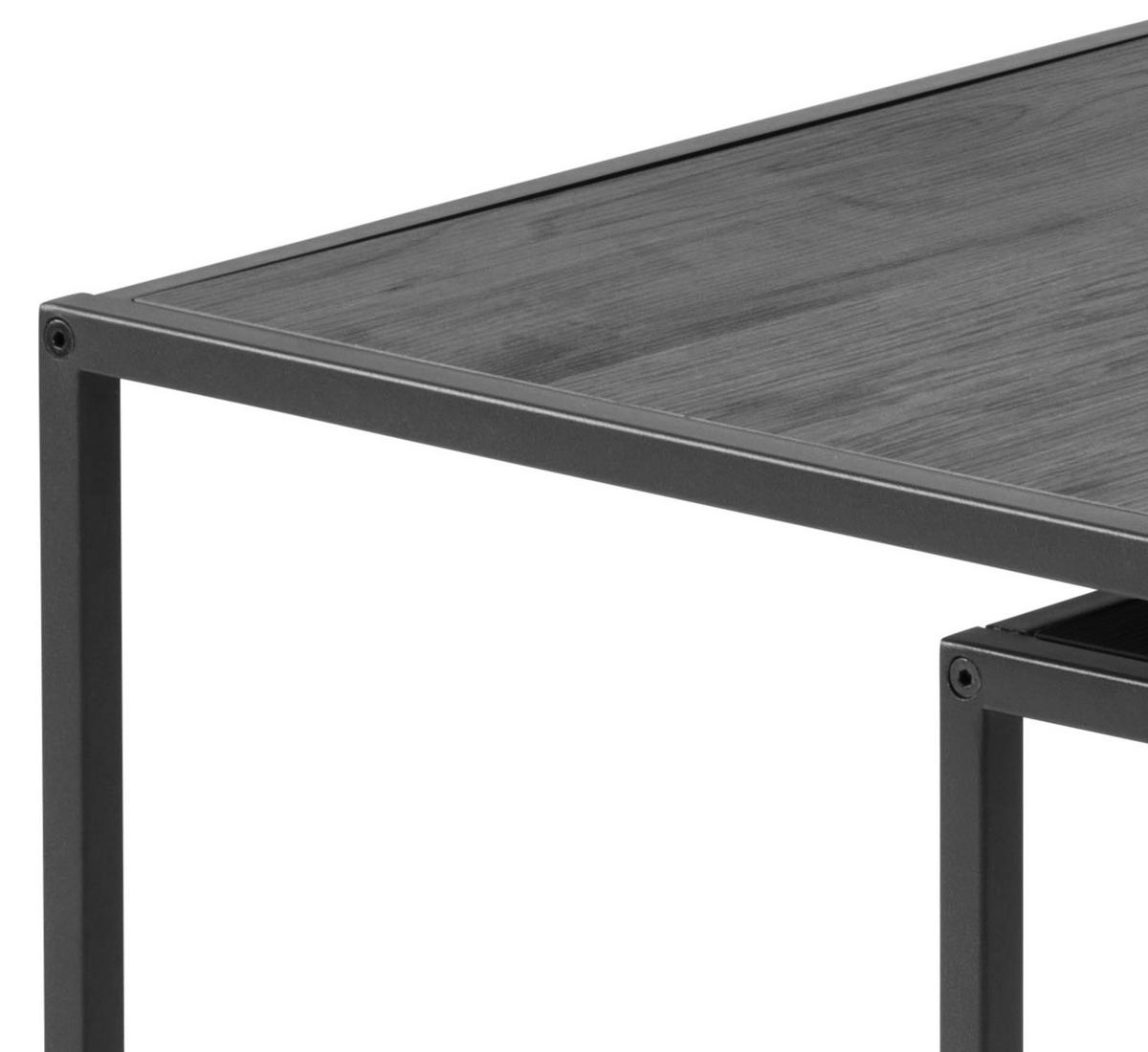 Satztisch in Schwarz in Metall, Holzwerkstoff 50/45/50 cm  - Schwarz, Trend, Holzwerkstoff/Metall (50/45/50cm) - MID.YOU