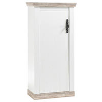 HIGHBOARD  in 70/146/37 cm  - Hellbraun/Schwarz, Design, Holzwerkstoff/Metall (70/146/37cm) - MID.YOU