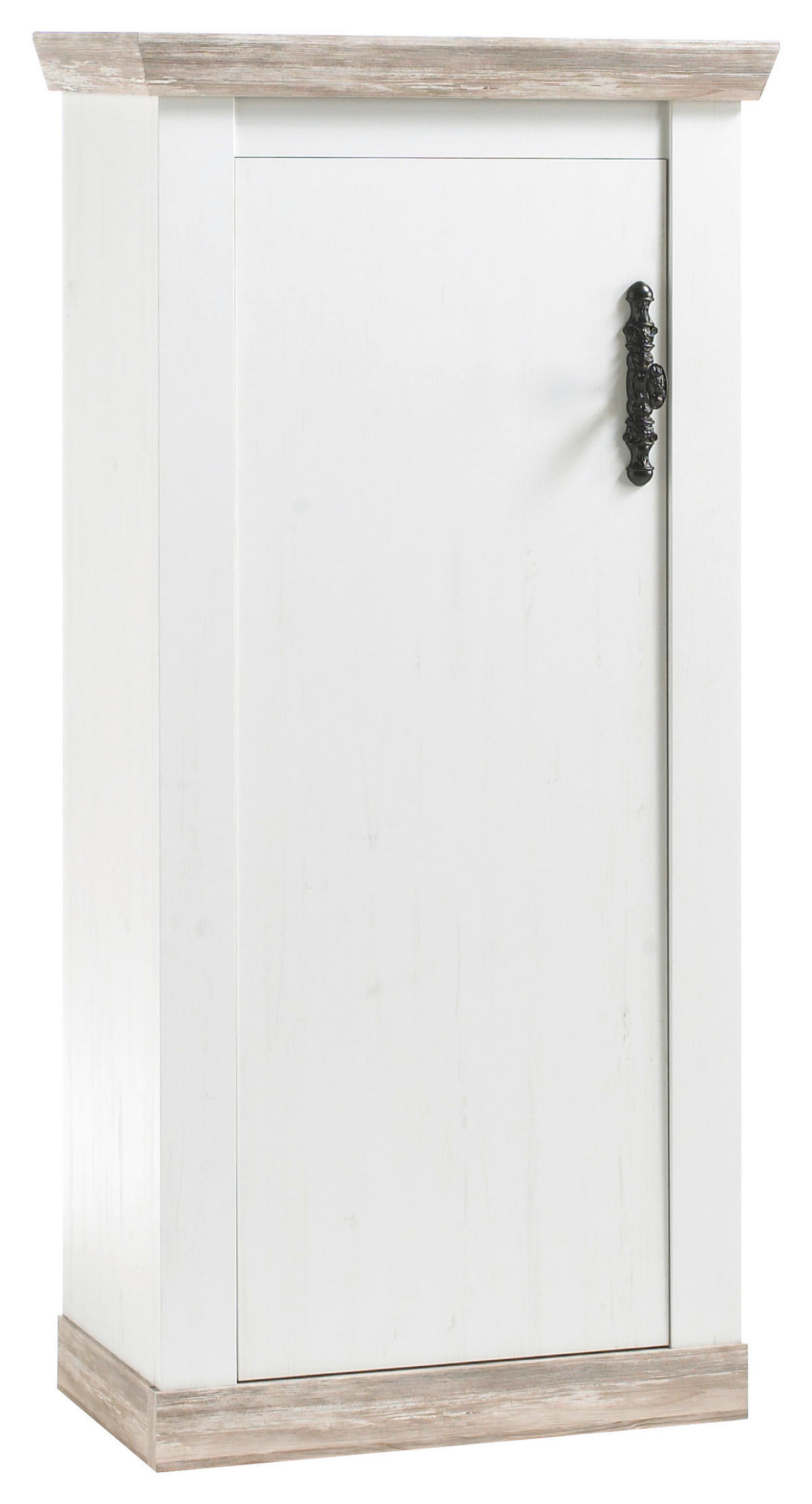 HIGHBOARD  in 70/146/37 cm  - Hellbraun/Schwarz, Design, Holzwerkstoff/Metall (70/146/37cm) - MID.YOU