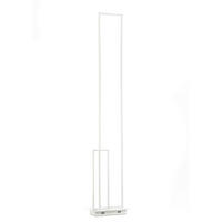 LED-STEHLEUCHTE 30/30/150 cm    - Weiß Hochglanz/Schwarz, Design, Kunststoff/Metall (30/30/150cm)