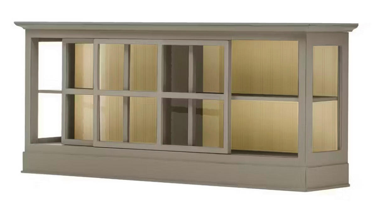 SIDEBOARD UrbanClass  in 190,5/82/49 cm  - Creme/Grau, LIFESTYLE, Glas/Holz (190,5/82/49cm) - Livetastic
