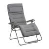 GARTEN-RELAXSESSEL Stahl  - Titanfarben/Hellgrau, Basics, Kunststoff/Textil (76/123/97cm) - Lafuma Mobilier