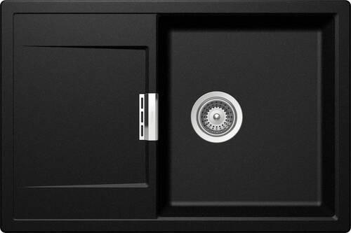 SPÜLE MONO D-100U / MOND100UMAG  - Dunkelgrau, Basics, Stein (76,5/51cm) - Schock