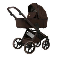 KINDERWAGENSET  - Braun, Trend, Kunststoff/Textil (100/59/106cm) - Jimmylee