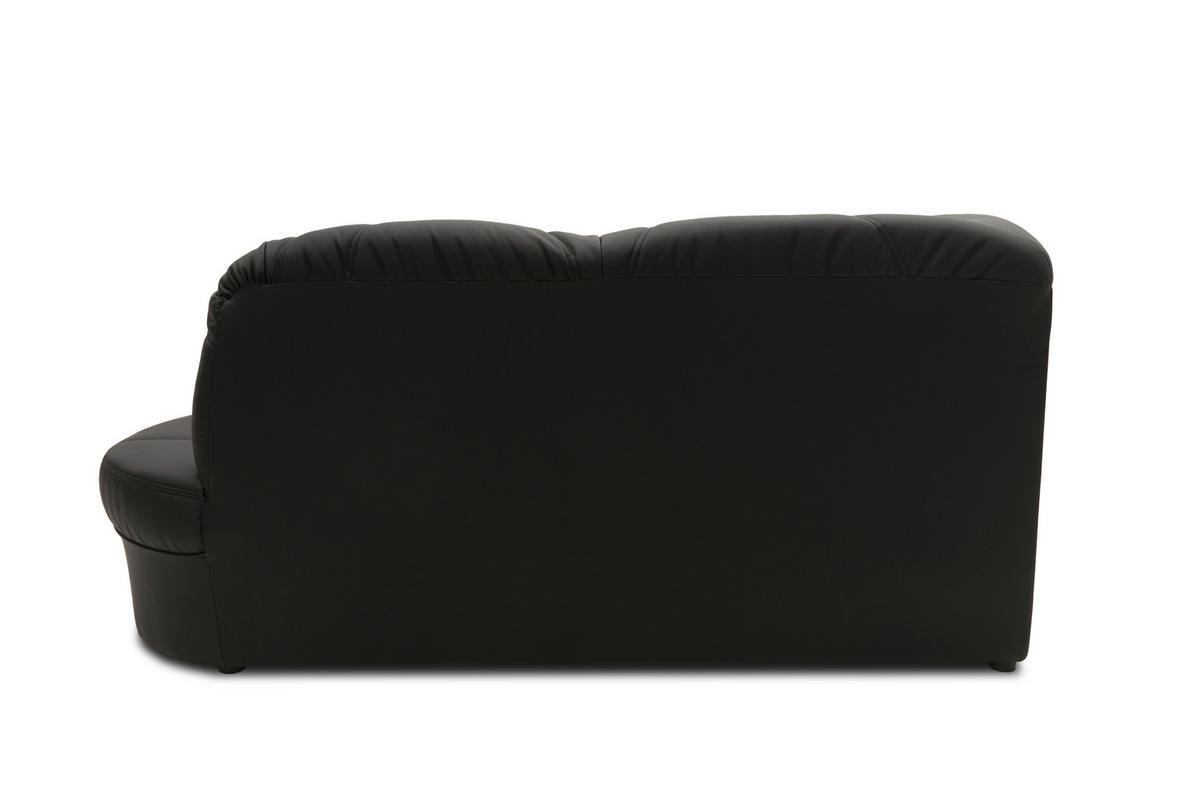 Freisteller von MID.YOU ECKSOFA Schwarz Lederlook.