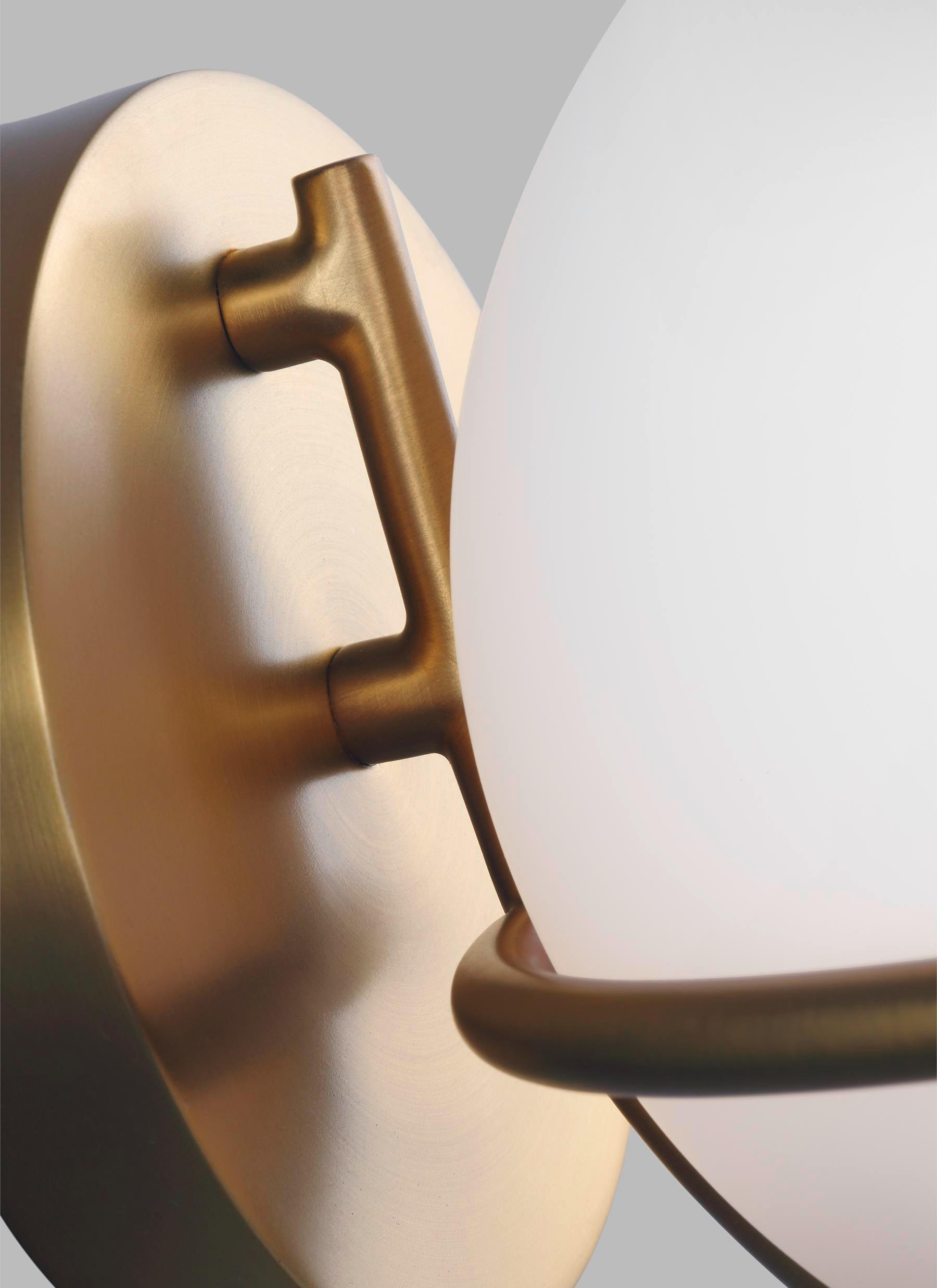LED VÄGGLAMPA Elstead Fe-Apollo 1 18, 1/17,1/21 cm   - mässingsfärgad, Basics, metall/glas (18, 1/17,1/21cm) - Elstead Lighting