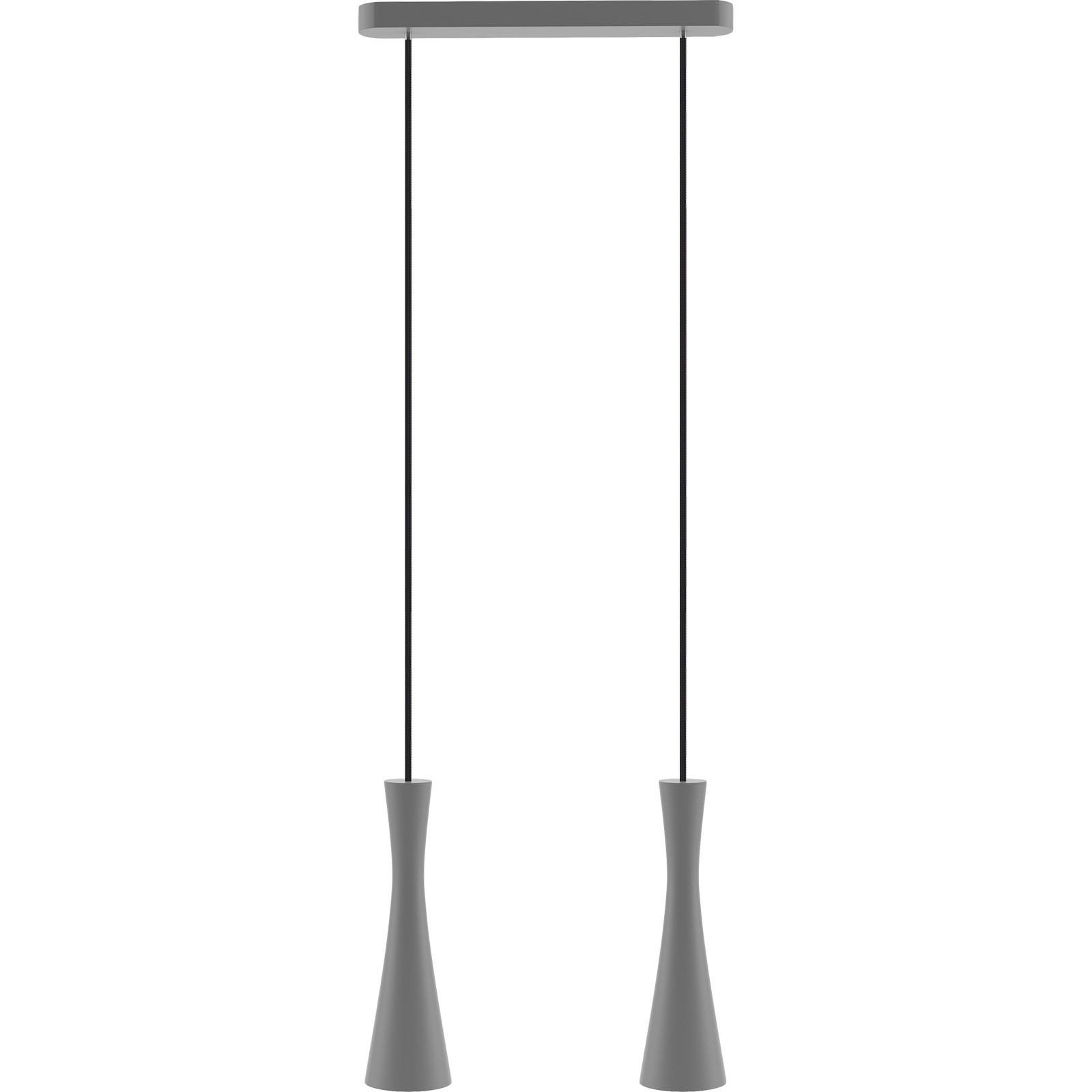 HÄNGELEUCHTE 37/150 cm  - Grau, Design, Holz (37/150cm)
