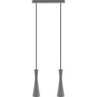 HÄNGELEUCHTE 37/150 cm  - Grau, Design, Holz (37/150cm)