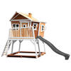 SPIELTURM 432/288/193 cm  - Braun/Weiß, KONVENTIONELL, Holz (432/288/193cm) - Ambia Garden