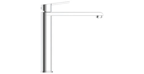 WASCHTISCHARMATUR 4,8/28,2/24,7 cm - Chromfarben, Basics, Metall (4,8/28,2/24,7cm) - Xora