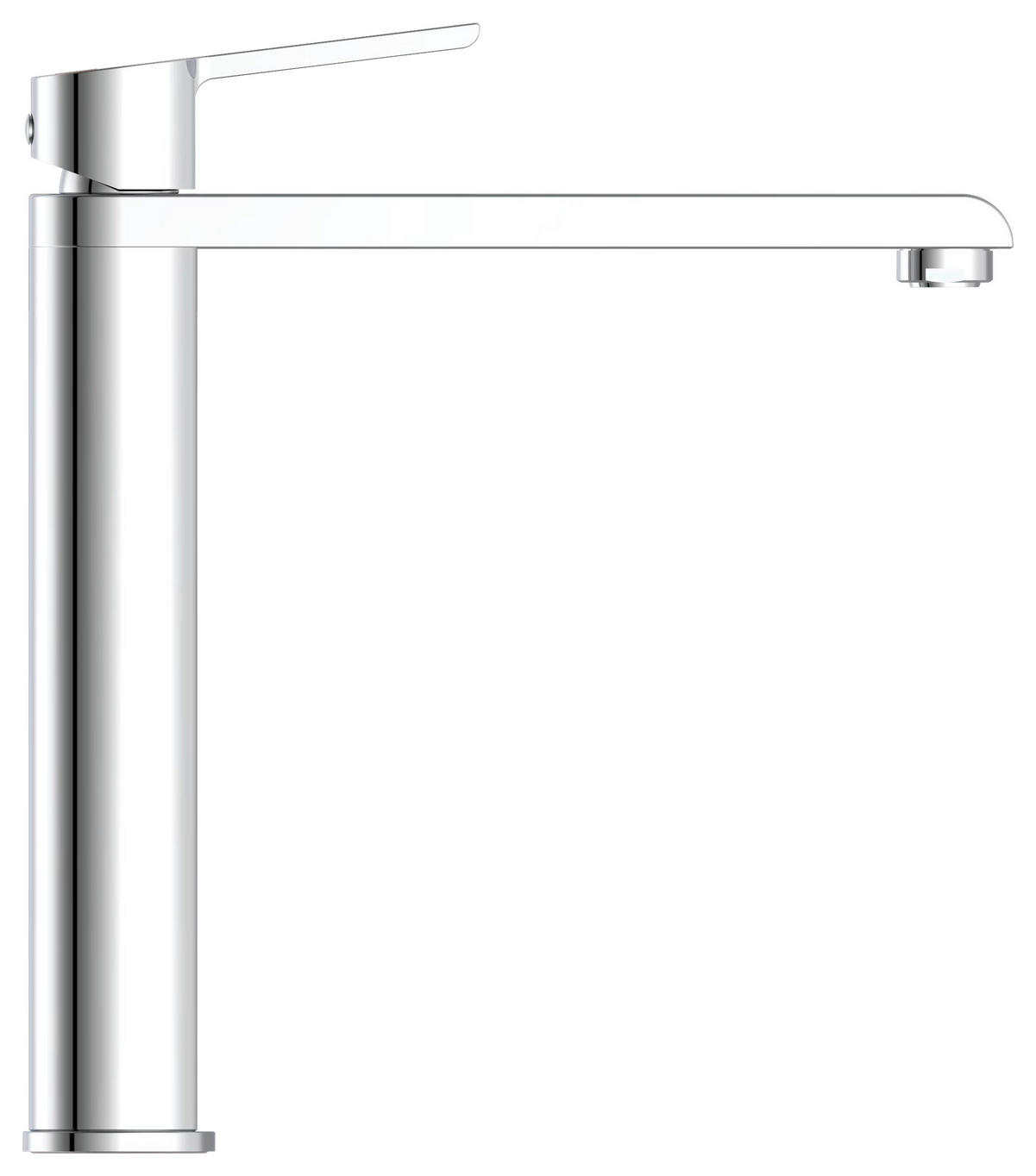 WASCHTISCHARMATUR 4,8/28,2/24,7 cm  - Chromfarben, Basics, Metall (4,8/28,2/24,7cm) - Xora