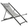 STRANDSTUHL Grau  - Grau, Basics, Metall (59/61/90cm)