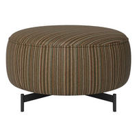 HOCKER Chenille  - Anthrazit, Design, Textil/Metall (80/46/80cm) - Joop!