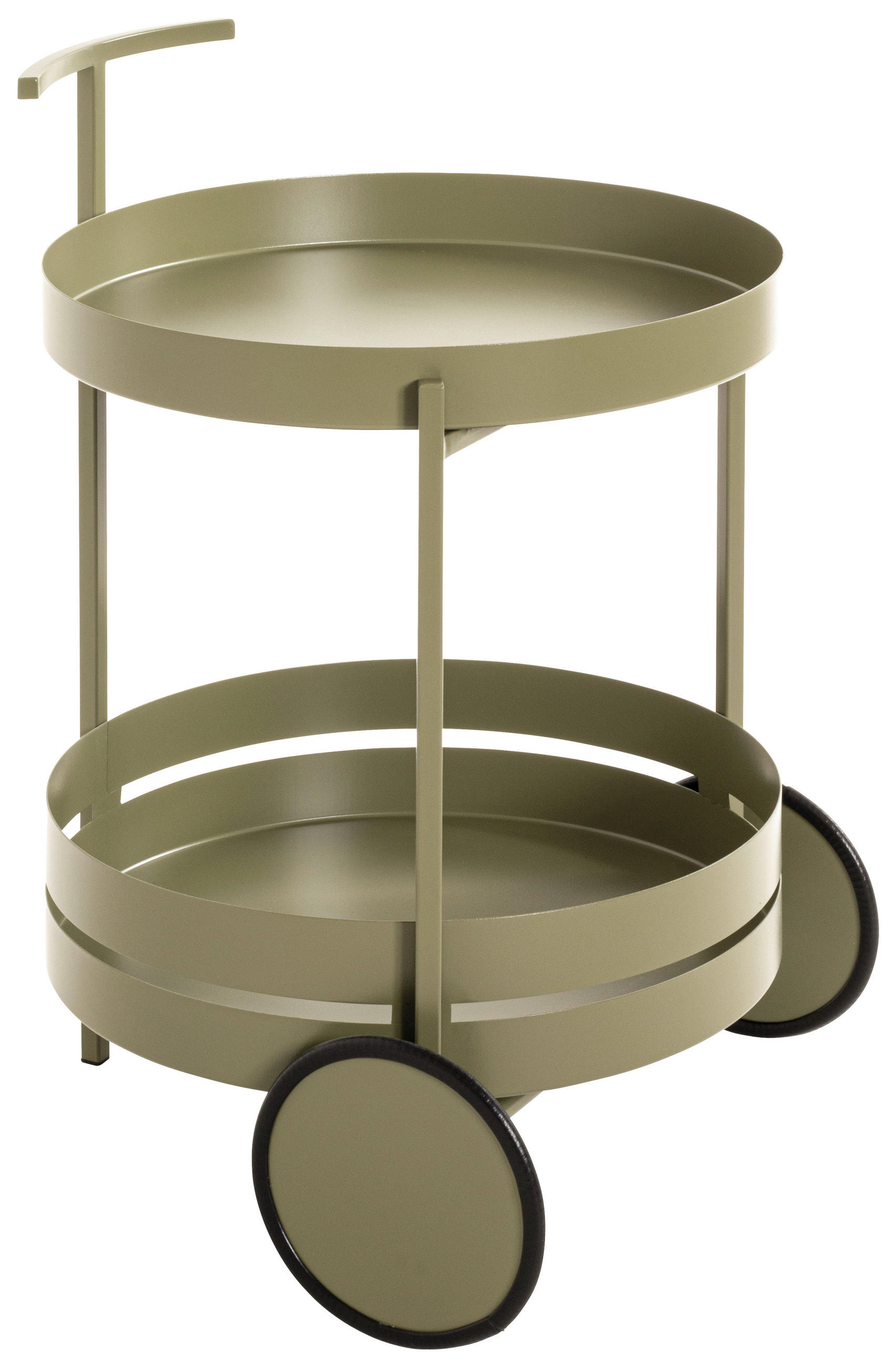 SERVIERWAGEN in Hellgrün  - Hellgrün, Design, Metall (42/42/61cm)