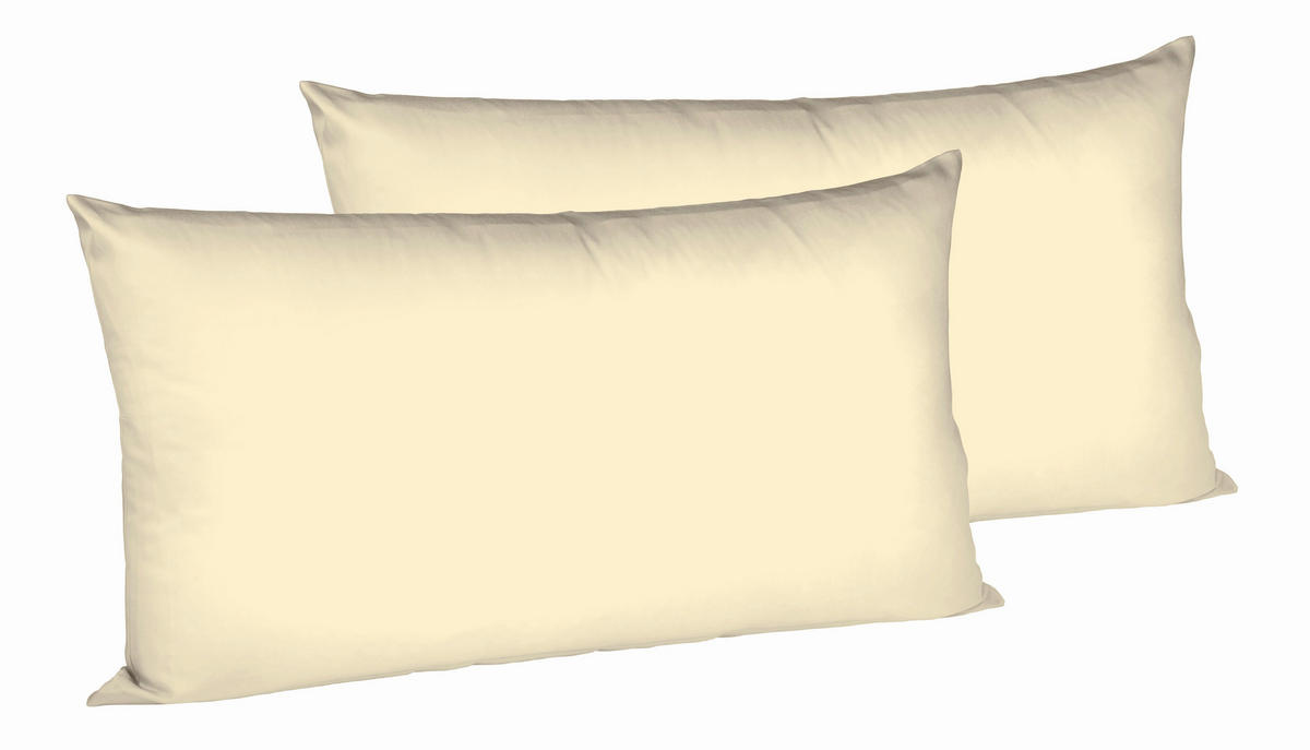 KOPFKISSENBEZUG 40/80 cm  - Beige, Basics, Textil (40/80cm) - Fleuresse