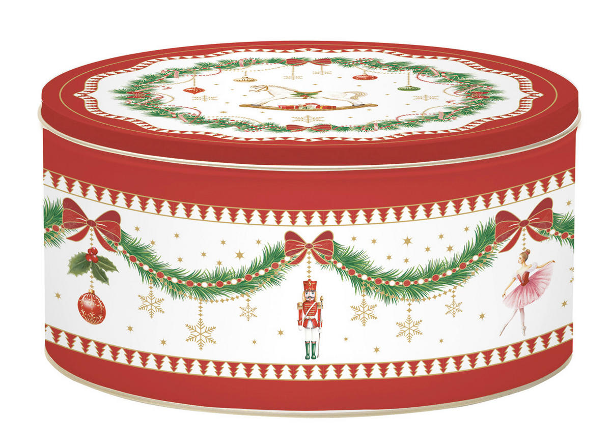 KEKSDOSENSET 3-teilig  - Multicolor, Basics, Metall (20/20/8.5cm) - POZZI AND EASY LIFE