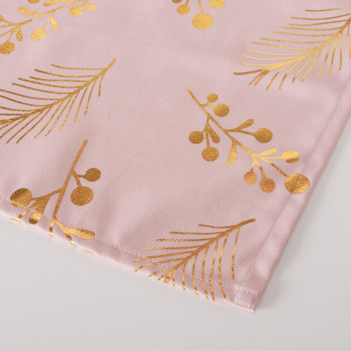 TISCHLÄUFER Textil Rosa, Goldfarben 40/140 cm  - Goldfarben/Rosa, KONVENTIONELL, Textil (40/140cm)