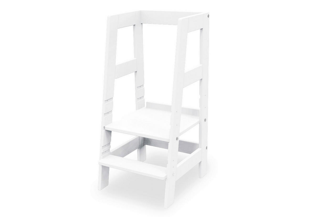 LERNTURM Pinolino Fino  - Weiß, Basics, Holz (40/85/47cm) - Pinolino