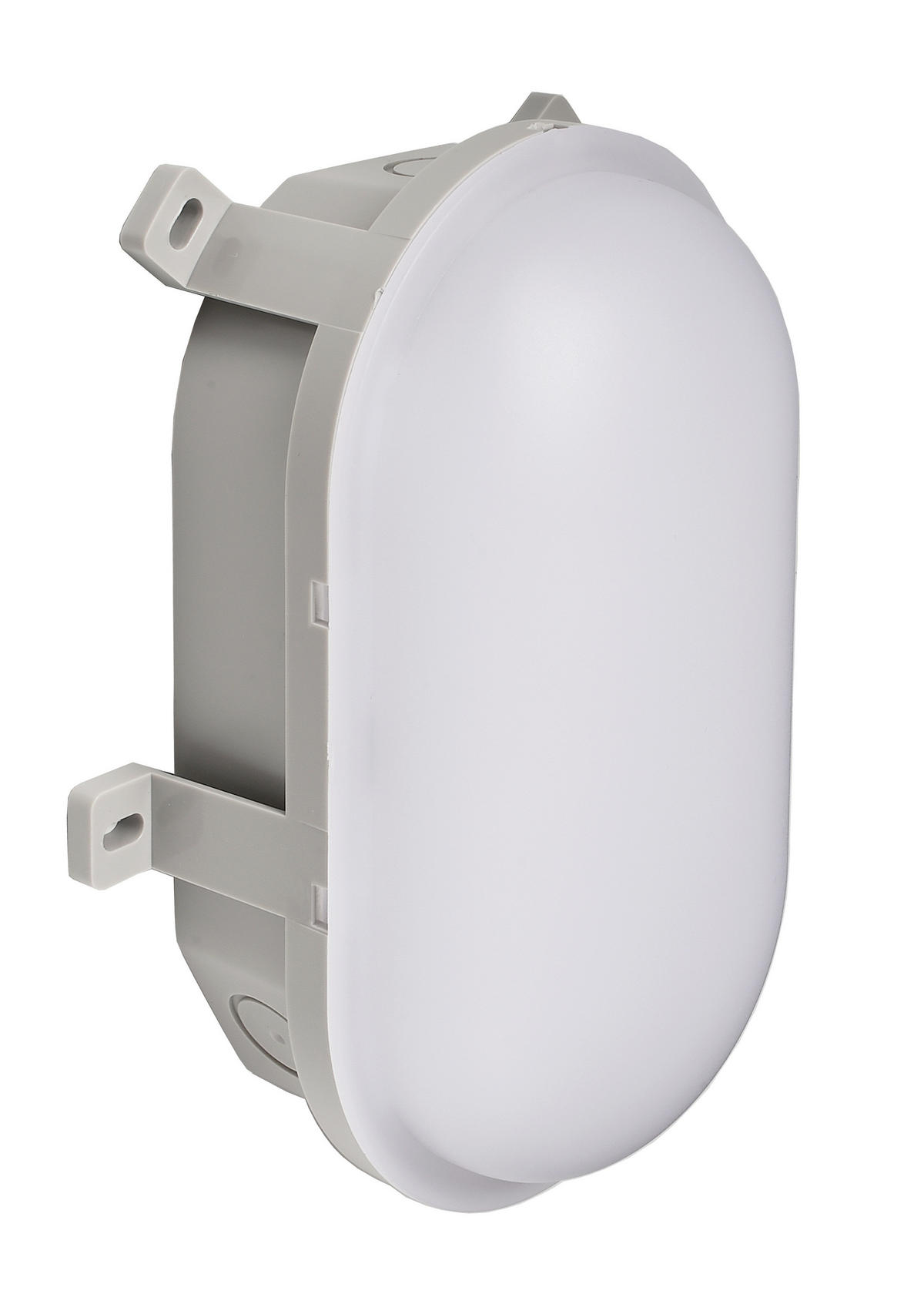 AUßENWANDLEUCHTE 16,5/12/6,5 cm   - Grau, KONVENTIONELL, Kunststoff (16,5/12/6,5cm)