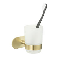 FOGKEFETARTÓ fém, Üveg  - aranyszínű, Lifestyle, Üveg/fém (10/9,5/10cm) - Mömax